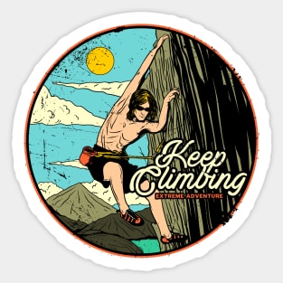 Keep Climbing Sticker